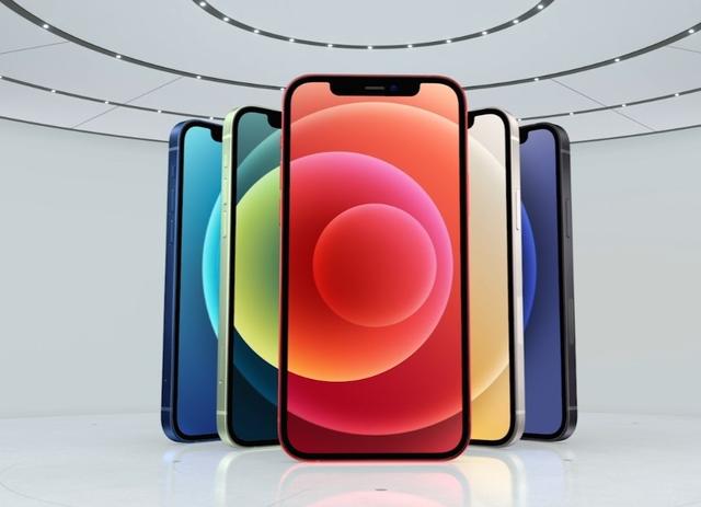 苹果 iPhone 12 5G 搭载 A14 芯片：采用直面边框设计，五款颜色(图1)